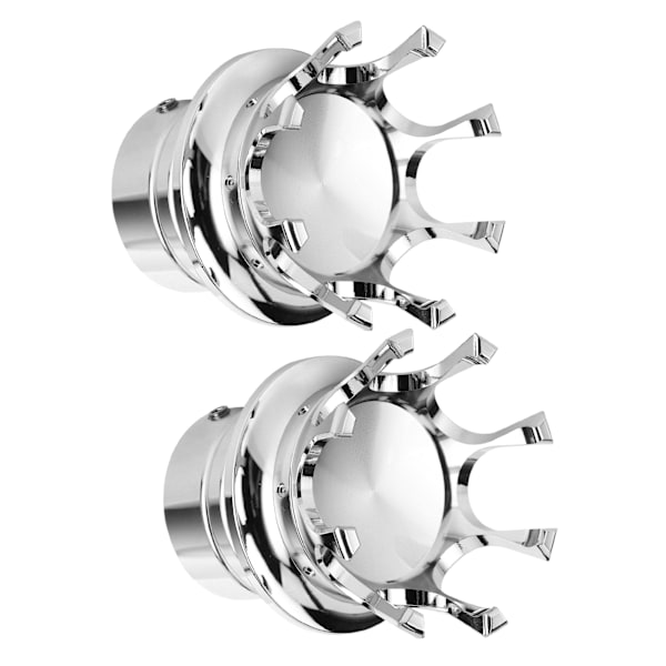 Kåpa Lock Distinkt kronstyling CNC-aluminiumlegering för motorcykelmodifiering Krom