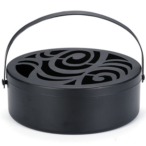 Mosquito Coil Holder, Classic Metal Incense Holder, Spiral Mosquito Coil Holder, Mosquito Coil Holder, Covered Handle, Home, Camping, Travel