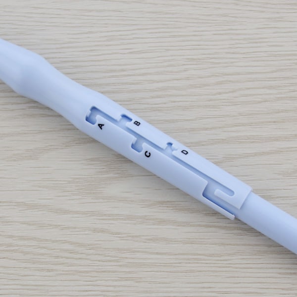 Punch Needle Matte Hekle Verktøy Broderipenn ABS Justerbar Punch Needle Veverktøy Filtmatte Hekle Tråder