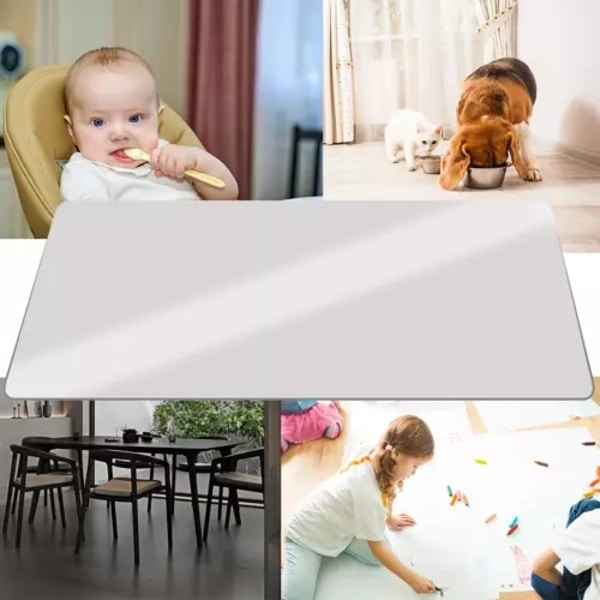Gulvbeskyttelsesmatte til Stol / Stolmatte - 90x130cm Transparent Transparent