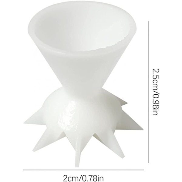 Paint Pouring Split Cup Til Akrylmaling Pouring Mini 7-Benet Tragtdelt Kop
