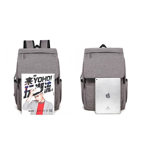 Stylish Backpack with Durable Canvas and 5 Compartments