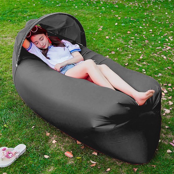 Luftsofa / LayBag med solbeskyttelse - Oppblåsbar