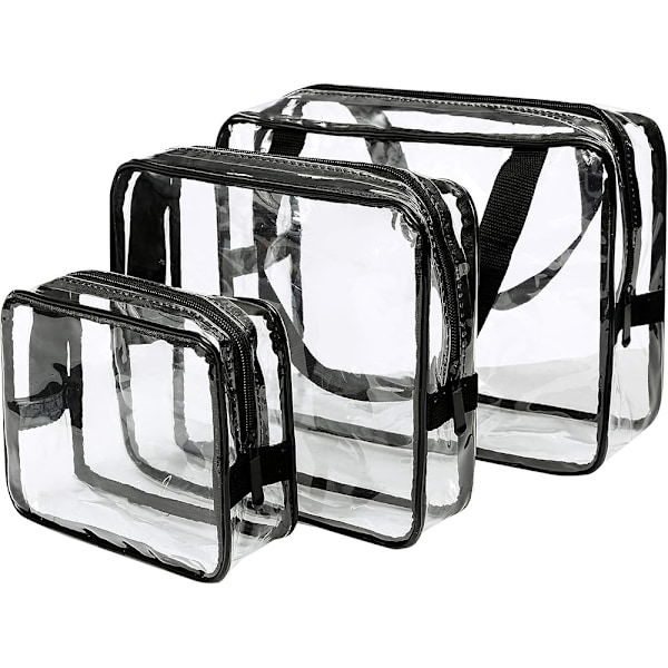 Transparent Cloth Bag Transparent Shoulder Bag Travel Handbag Clear Cloth Bag Suitcases PVC Toiletry Organizer , Meets Stadium Standard