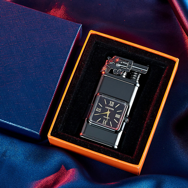 Dobbelt Ild-præget Ur Lighter Multi-brug Vintage Lighter Gave til fødselsdag