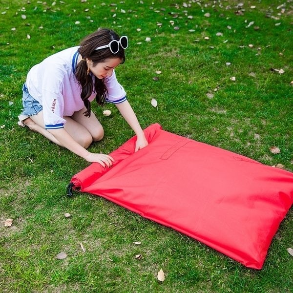 Luftsofa / LayBag med solbeskyttelse - Oppblåsbar