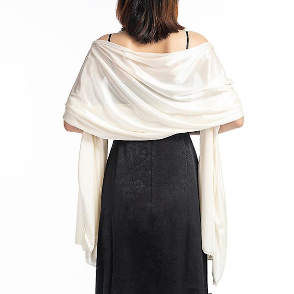 Shawl Dress Evening Wrap Wedding Satin Solid Shawl Shrug Boleros