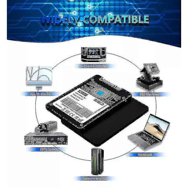 2,5 tommers Sata 3 Ssd 4tb Ssd-enhet 120gb 128gb 240gb 256gb 360gb 512gb 1tb 2tb 4tb Disco Duro Laptop Ssd-enhet