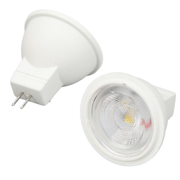 2 stk MR11 LED-pærer AC12V 3W 300LM Høy Lysstyrke Spotlight Lampe for Klesbutikker Landskap Kaldt Lys 6000K?6500K