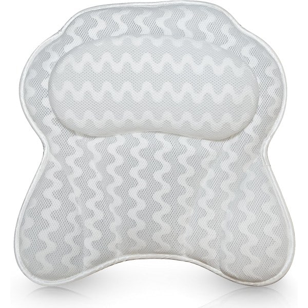 Bath Pillow Bath Pillow Backrest Head Pillow, Bath Pillow Spa, Relaxing Headrest Bath Pillow, Portable Washable Bath Accessories