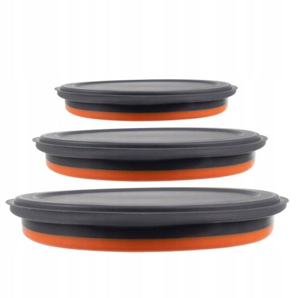 Hopfällbara Matlådor i Silikon - 3-pack