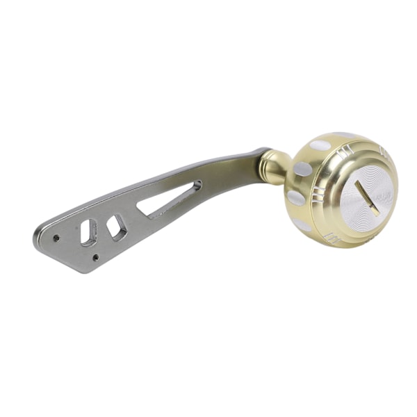 Håndtag til fiskehjul Metal Power Håndtag Knop Udskiftning af greb med monteringsdele til baitcasting tromlerulle Champagne Gold