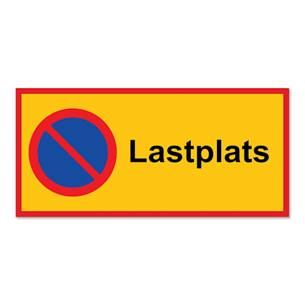 Parkeringsskylt / Varningsskylt Parkering / Trafikskylt - Skylt MultiColor