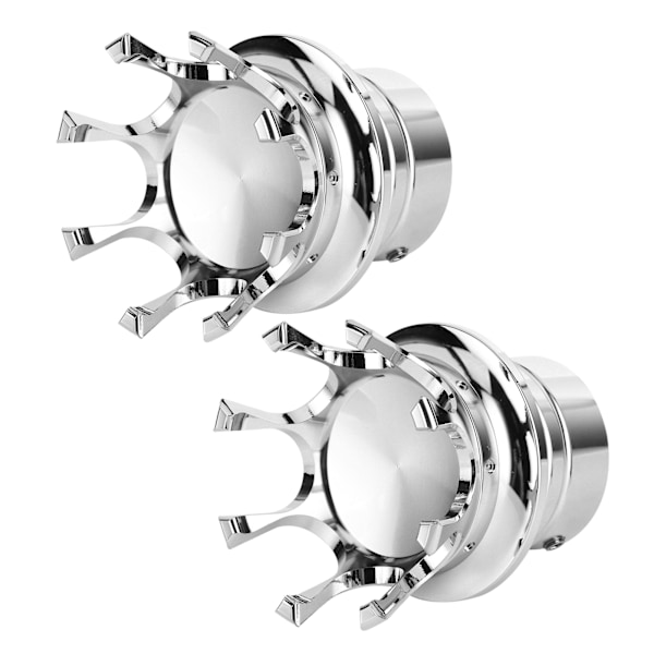 Kåpa Lock Distinkt kronstyling CNC-aluminiumlegering för motorcykelmodifiering Krom