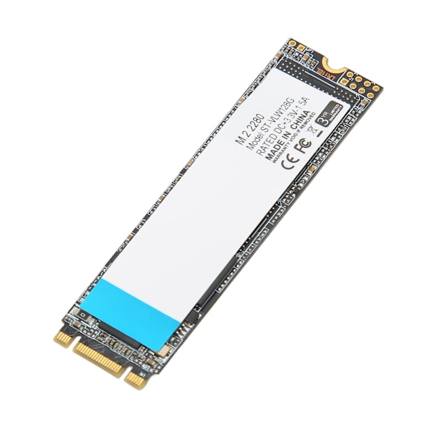 Intern Gaming SSD M.2 2280 SATA III 6Gb/s 3D TLC NAND 500/450MB/s Computer SSD til stationær bærbar computer bundkort 128GB