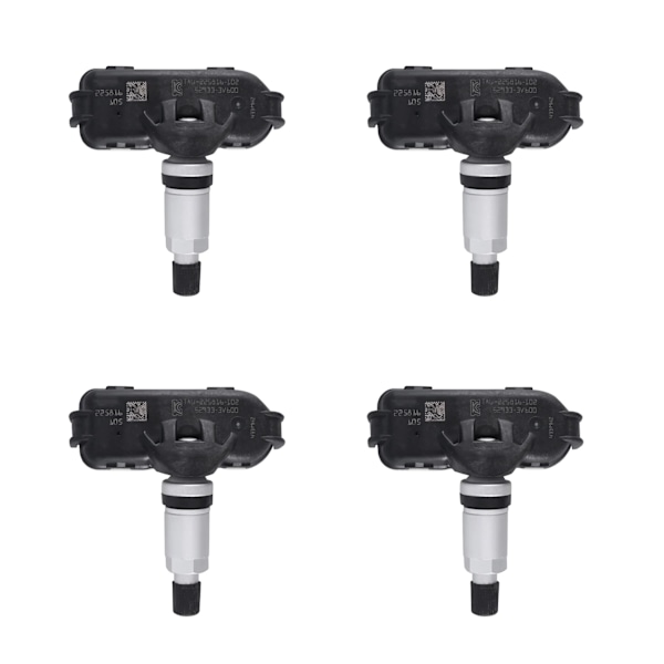 Set med 4 däcktryckssensorer TPMS 52933-3V600 för Hyundai Grandeur I40 Kia Rio UB