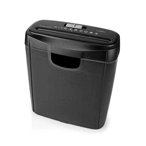 Dokumentmakuleringsmaskin | Strip Cut | 6x A4-sider | 10 l | Sikkerhetsstandard: DIN 2 | 190 W | Svart