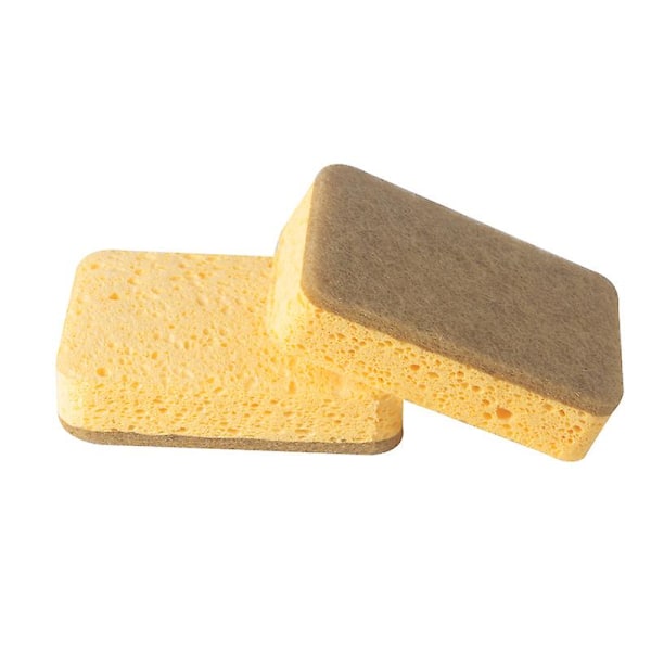 pcs Natural sponge - Eco-friendly washing sponges, natural cleaning products for the home, non-scratching biodegradable (cellulose Sisal)