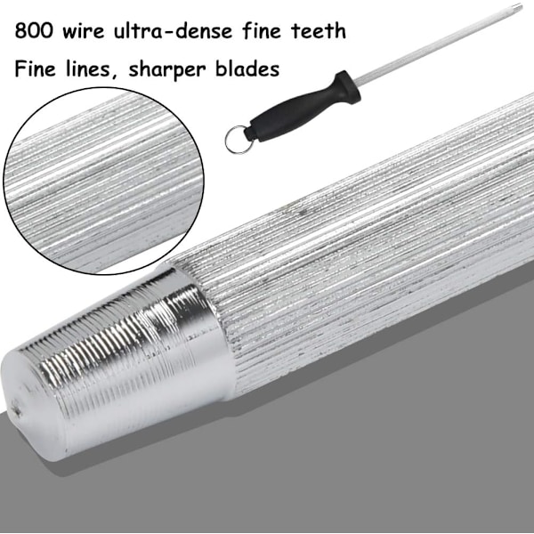 29,5 cm bryne, professionell diamantbryne, svart