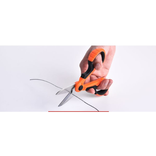 Multifunctional Fishing Scissors with Serrated Blades