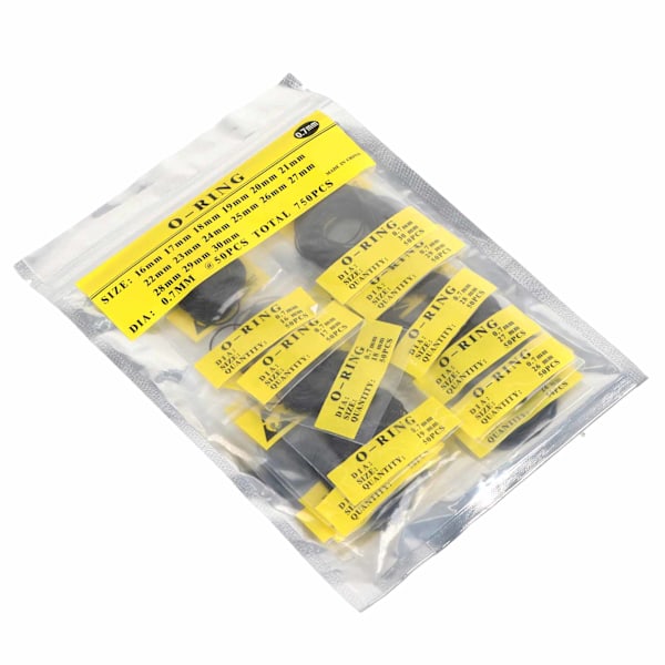 750-pack 12mm-30mm Universala Gummitätningar för Urtavlor (0,7mm)