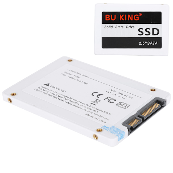 SSD Solid State-harddisk for bærbar PC, stasjonær PC, deler H2 SATA3.0 2,5 tommer 60 GB