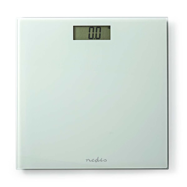 Personvægt | Digital | Hvid | Hærdet Glas | Maksimal vejekapacitet: 150 kg