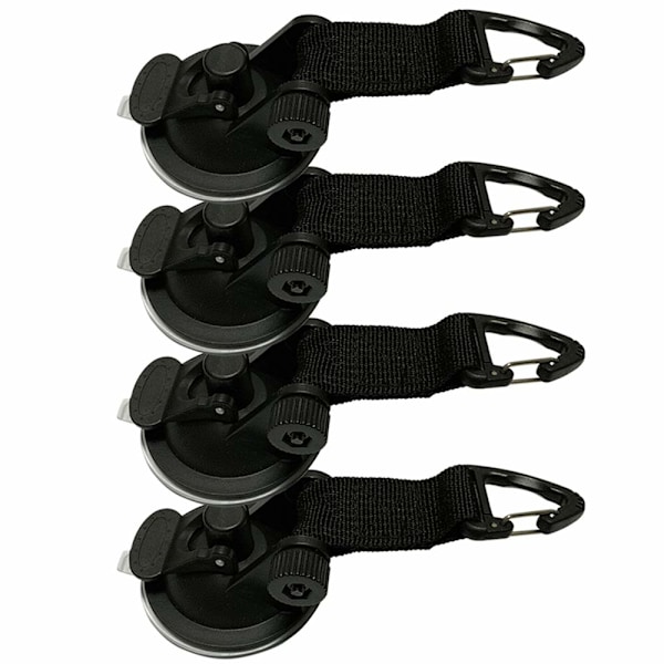 4pcs Heavy Duty Suction Cups Anchor Outdoor Suction Cup Windshield Camping Safety Hook Car Tent Sucker Car Awning Tarp Accessories