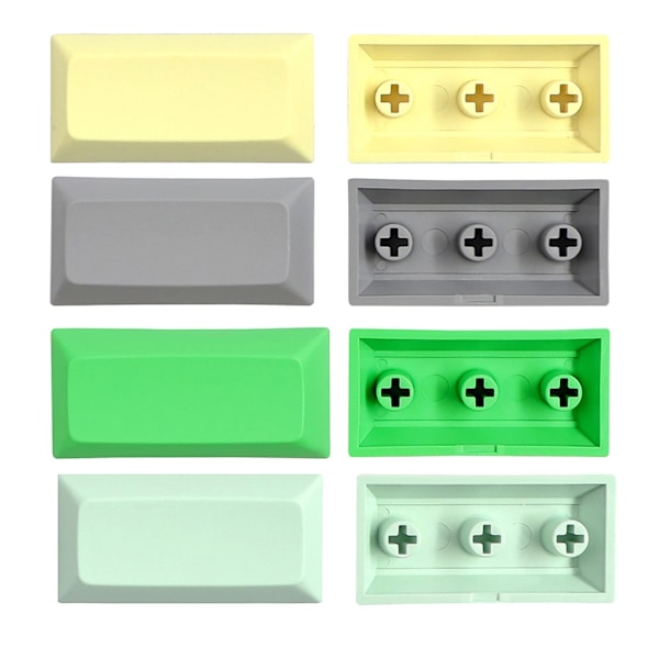 DSA 2U Keycap Sett PBT Blanke Keycaps DSA Profil 2U Høyde Keycap Sett for spill Mekanisk tastatur 10stk