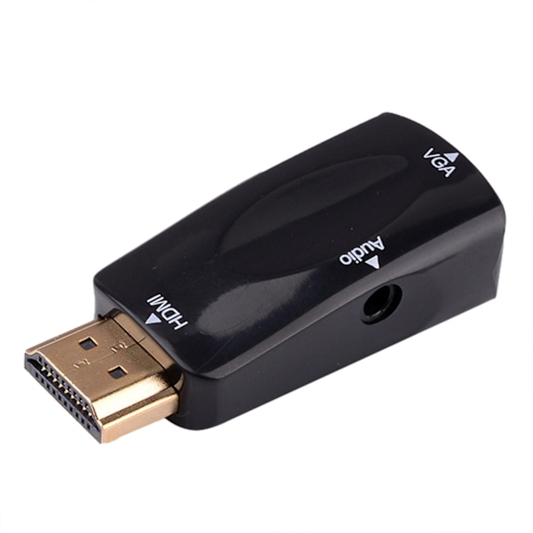 HDMI-kompatibel hane till VGA hona adapter Mobil skärmspeglingsmottagare för projektorskärmar