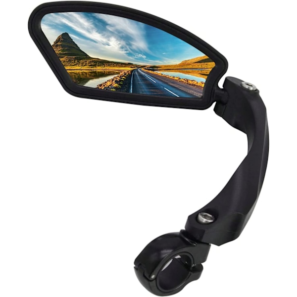 Cykelspegel backspegel HD rostfritt stål spegel generation 2.0, cykelspegel för styre 21-26mm, backspegel för elcykel,