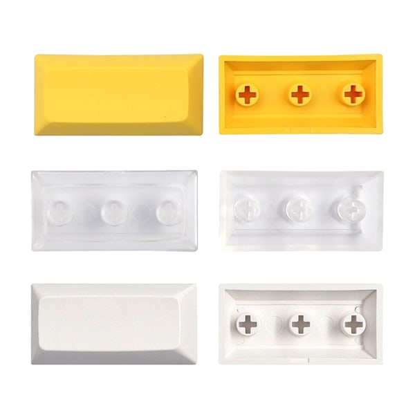 DSA 2U Keycap Sett PBT Blanke Keycaps DSA Profil 2U Høyde Keycap Sett for spill Mekanisk tastatur 10stk