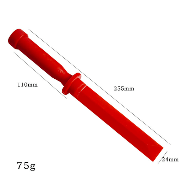 Plastskrapesett - bredde 21 - 21 - 24 - 36 mm - 4 stk
