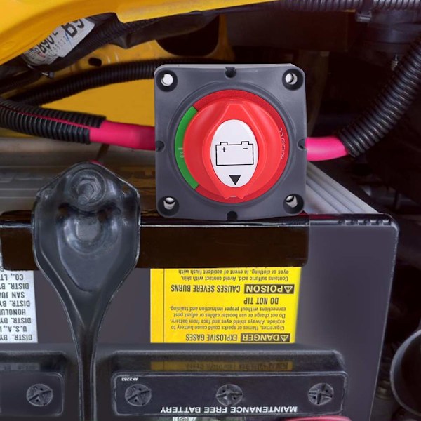 Batteri Hovedafbryder 12V/24V - Batteri Afbryder - Hoved Batteri Isolator Afbryder Bilbatteri Kill Switch Tilbehør til RV Yacht Båd