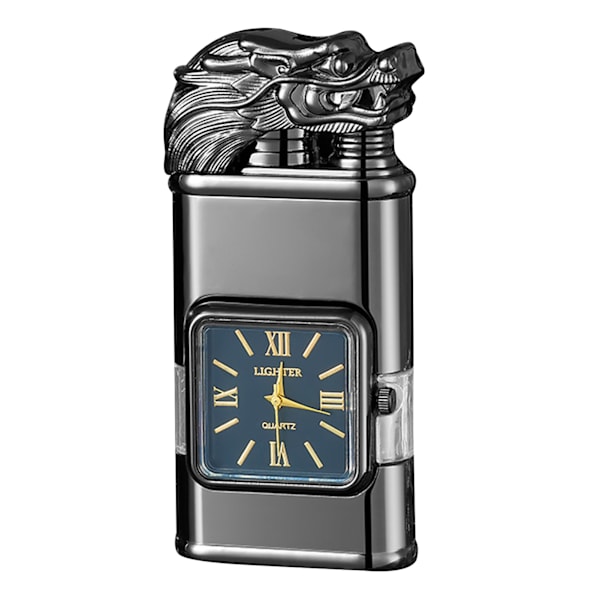 Dobbelt Ild-præget Ur Lighter Multi-brug Vintage Lighter Gave til fødselsdag