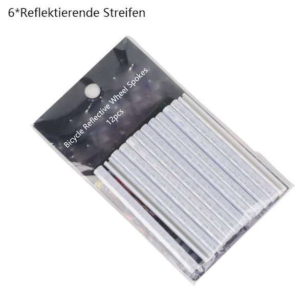 RUIJIE Ekerreflexer Set 72 delar Cykelreflektorer 48 delar Reflexdekaler 360° synlighet Ekerreflektor Cykelekrar