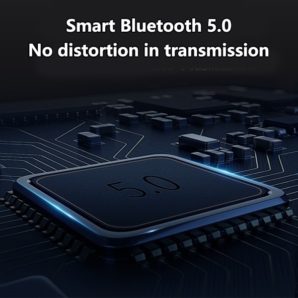 Bluetooth FM-lähetin autoon, QC3.0 langaton Bluetooth-radioadapteri Musiikkisoitin Laturi Autosarja handsfree-toiminnolla, 7-värisellä LED-taustavalolla, 2 USB-porttia