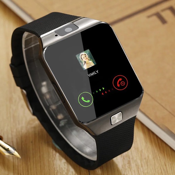 Smart Watch Touch Sports fitness vandtæt Smartwatch Ure Til Ios Android Sim GSM-kort Kamera Herre kvinder Børn Smart Watch Rosaguld