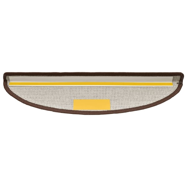 vidaXL Trappematter 10 stk. 56x17x3 cm kaffebrun