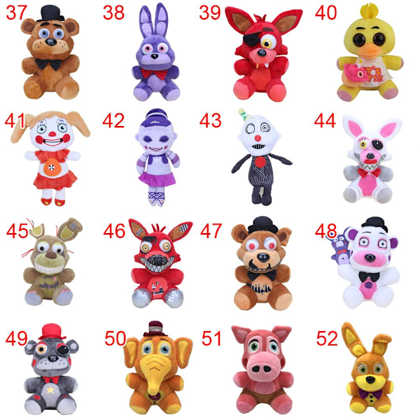 18-25 cm FNAF Plysjfigur Fazbear Bear Doll 33