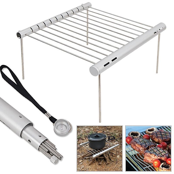 BBQ rack, stainless steel pipe rack for outdoor barbecue tools