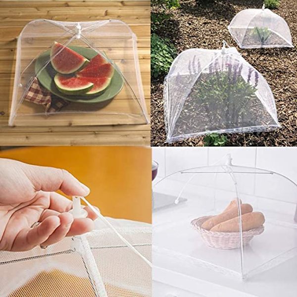Pop-up nätmatskyddsnät 6-pack återanvändbart (43 x 43 cm)