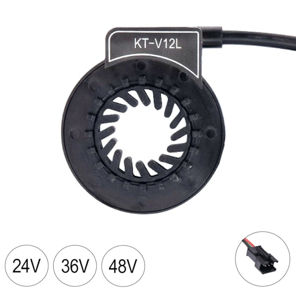 1/2/3 Vattentät Pedalassistsensor KT-V12 Sensor Förbättrad SM-kontakt