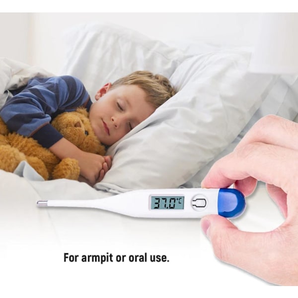 Digitalt febertermometer med LCD-skærm - Febertermometer