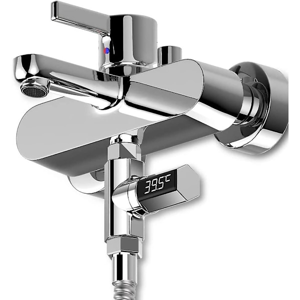 Digitalt brusebadstermometer, LED-display babybadeudstyr, Rota