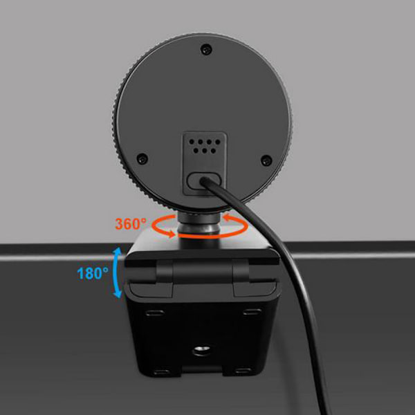 eMeet Webkamera 1080P - C950 Full HD-webkamera med automatisk lyskorrigering, mikrofon med støyreduksjon, 70° vidvinkel, webkamera med elektronisk