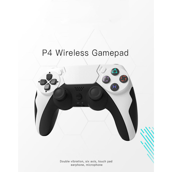 PS4 Bluetooth4.0 Trådløs controller Mørk Rød