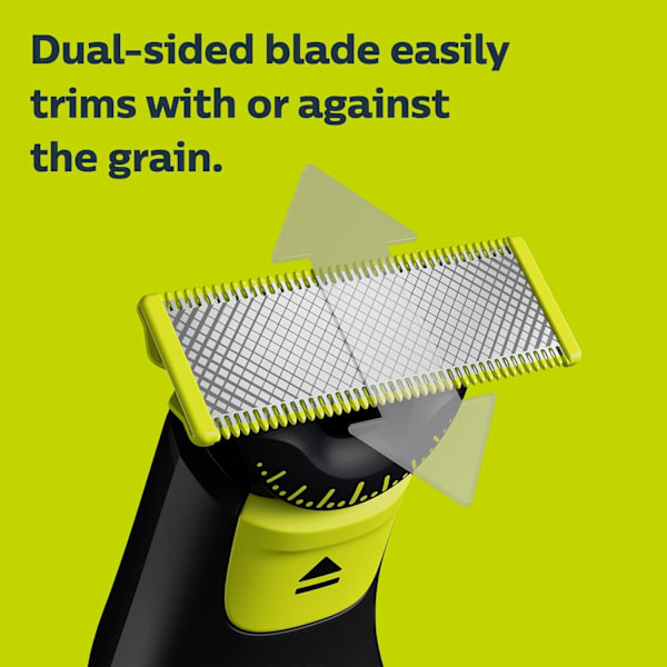 3-pakks barberblad 360° - Kompatibelt med Philips OneBlade erstatningsblad One Blade Pro-blad for menn