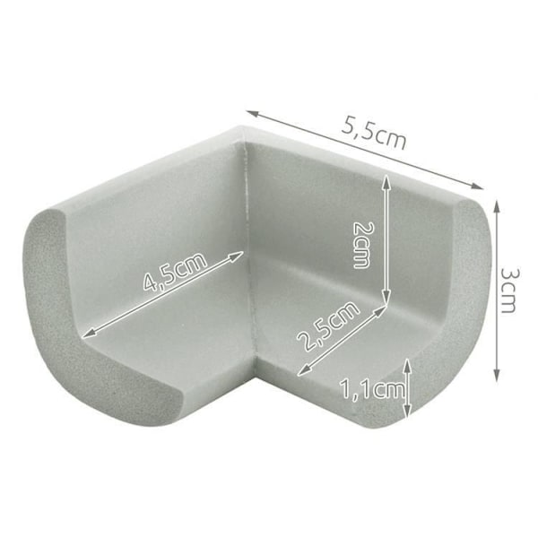 4-Pack - Corner Protectors for Tables / Edge Guards - Child Safety