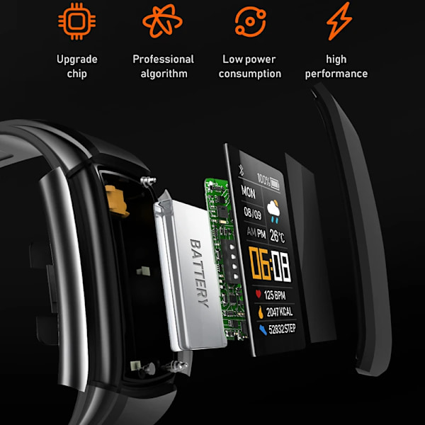 Urheilullinen Älykello Miehille Naisille Älykello Elektroniikka Älykäs Kello Androidille IOS Fitness Tracker Uusi Muoti Älykello C5S